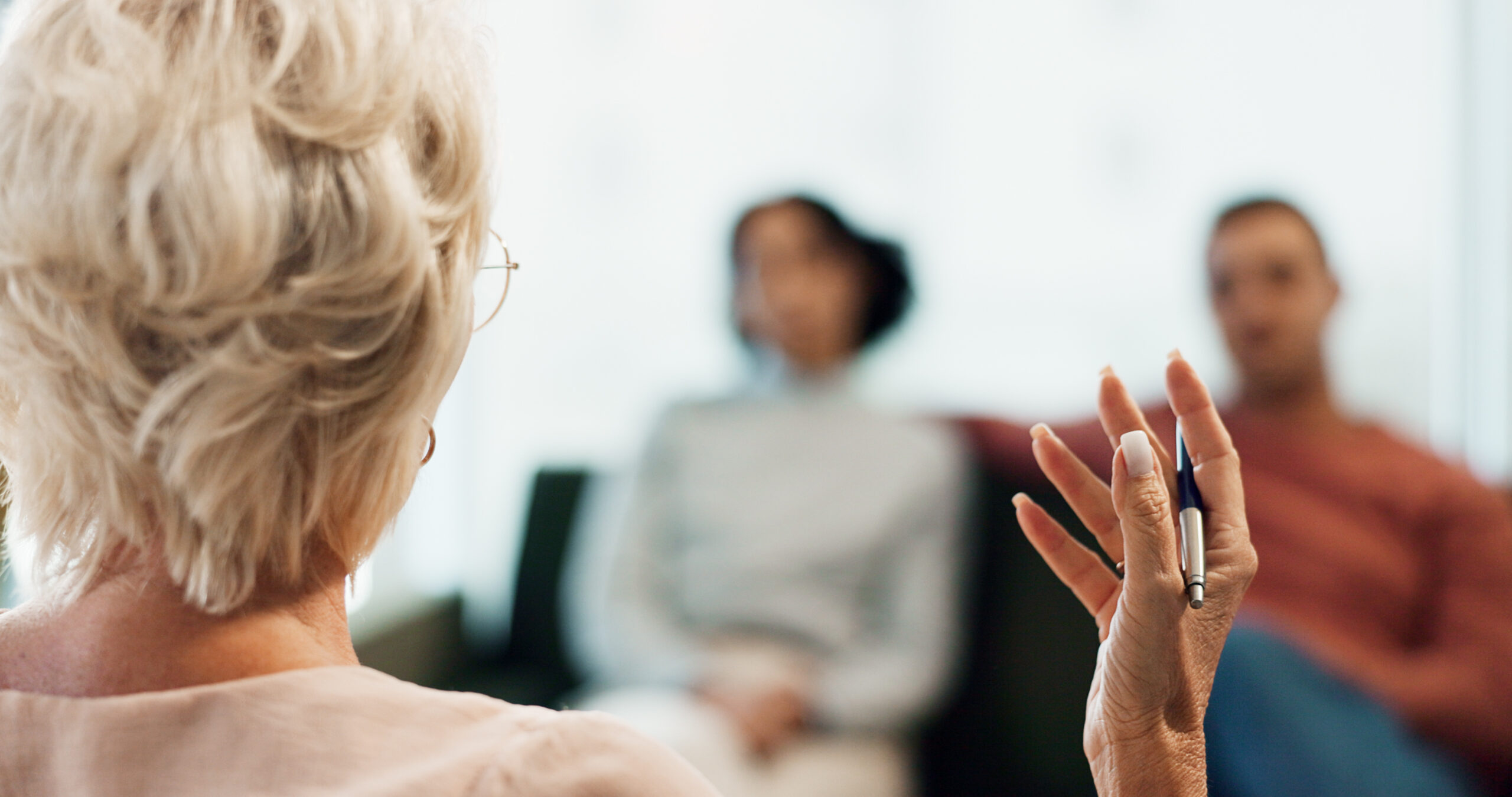 Professional counselling in session